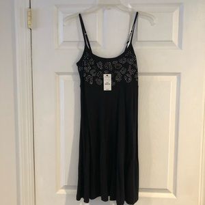 NWT black express dress with embellishments